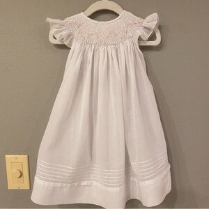 Will’Beth VTG Baby Girl Smocked Dress EUC